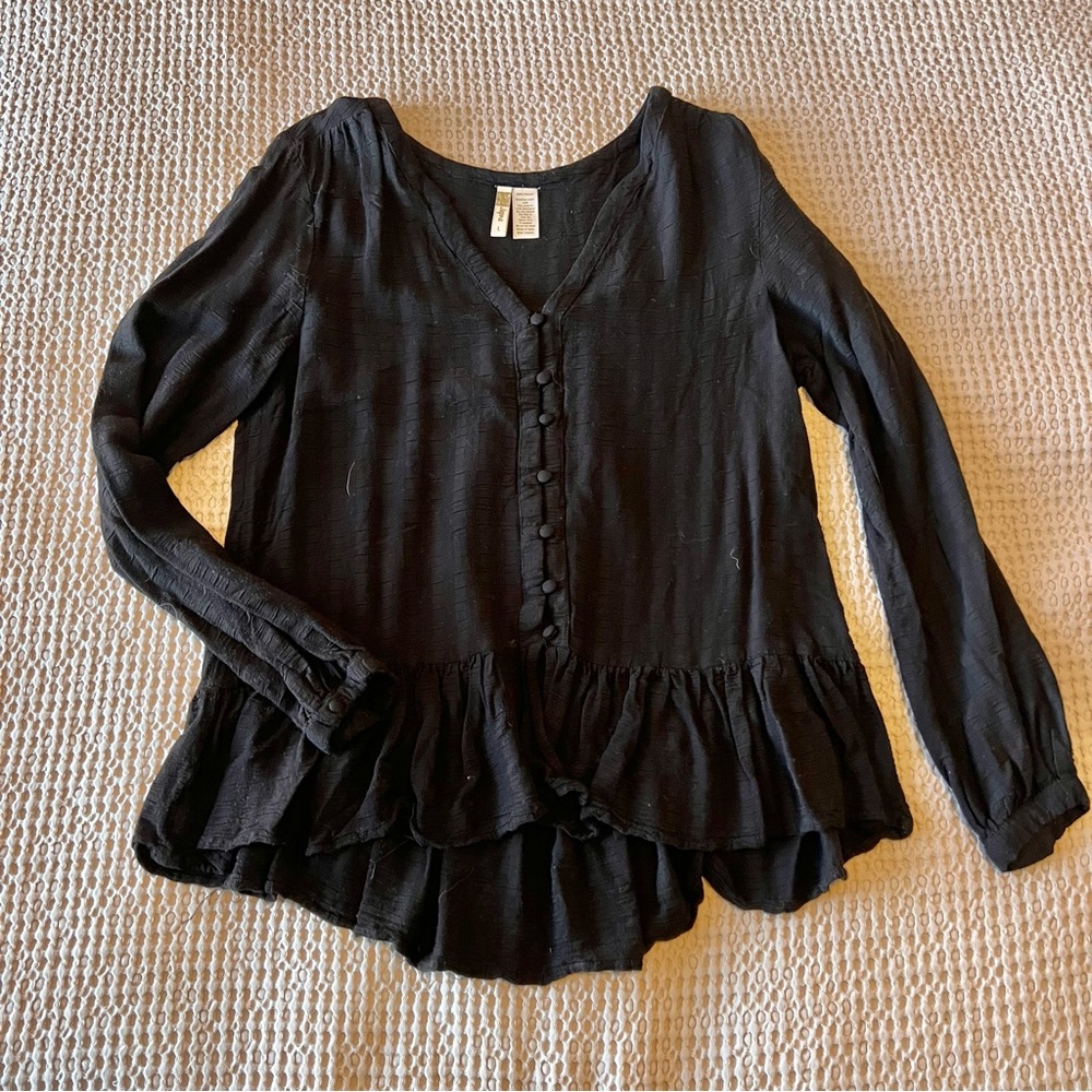 Linen Look Viscose Top